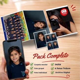 Carpeta Escolar Jardín10 - S.COMPLETA con fotografía digital
